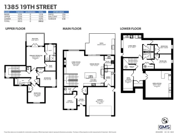 Aerial View of 1385 19th Street, West Vancouver, BC