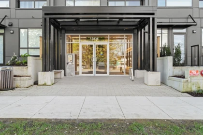 Exterior Rear Photo of W412 13838 108 Avenue, Surrey, BC