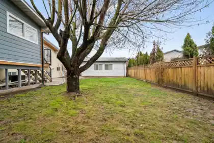 Aerial View of 8762 Butchart Street, Chilliwack, BC