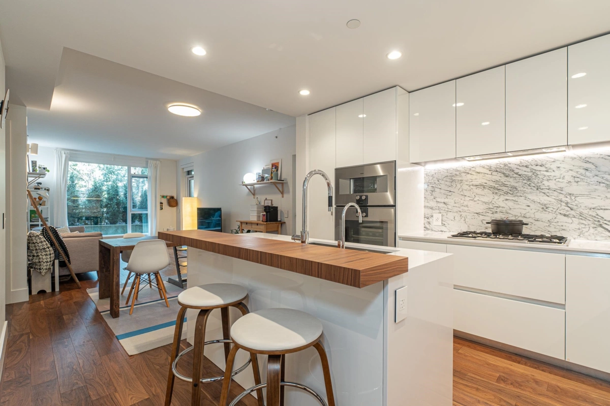 Living Room Photo of 105 7428 Alberta Street, Vancouver, BC