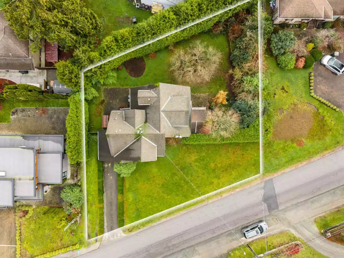 Aerial View of 5140 Sperling Avenue, Burnaby, BC