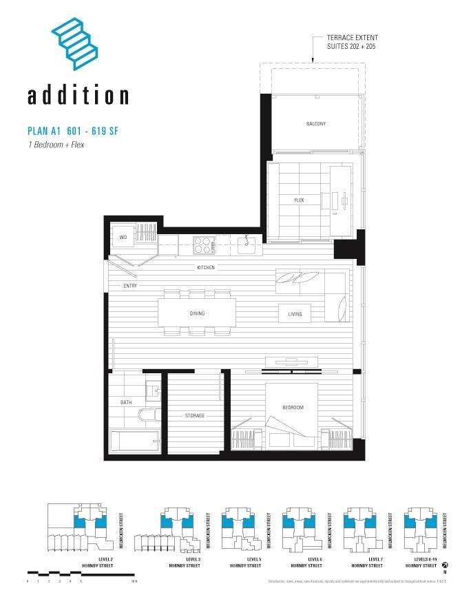 Bedroom 2 Photo of 510 1133 Hornby Street, Vancouver, BC