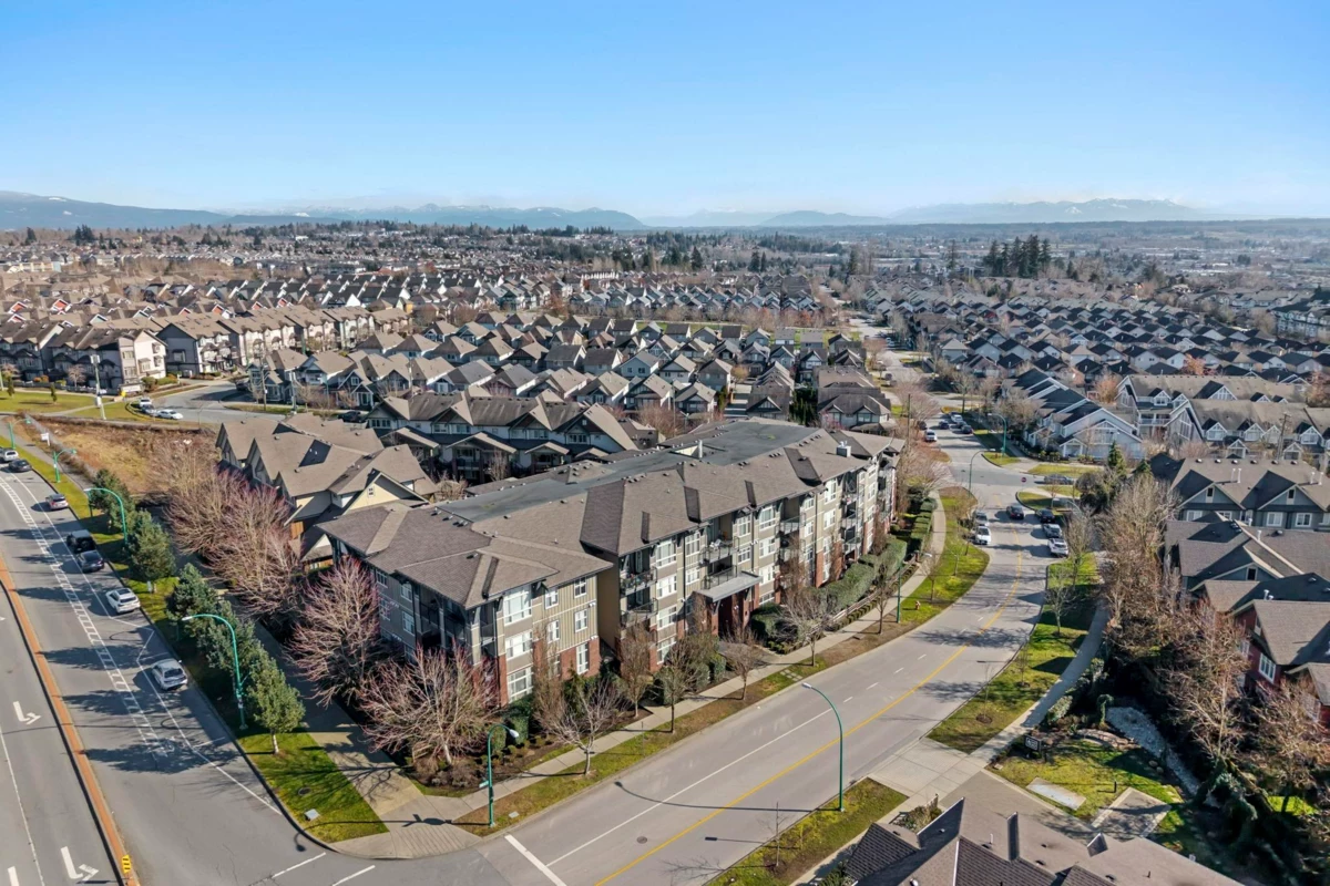 Aerial View of 201 19201 66a Avenue, Surrey, BC