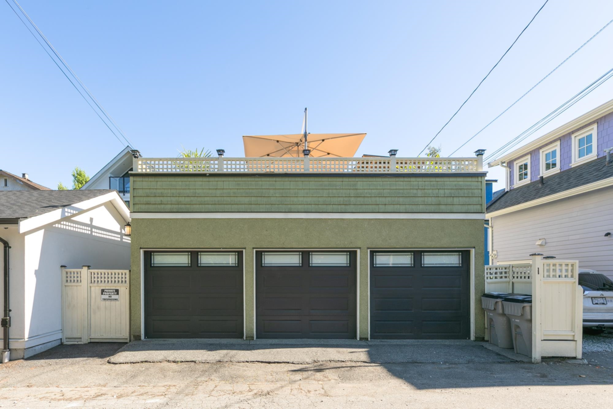 Aerial View of 153 W 19th Avenue, Vancouver, BC