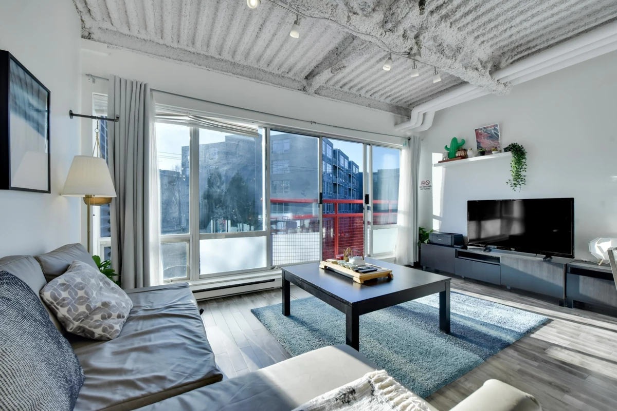Living Room Photo of 305 350 E 2nd Avenue, Vancouver, BC
