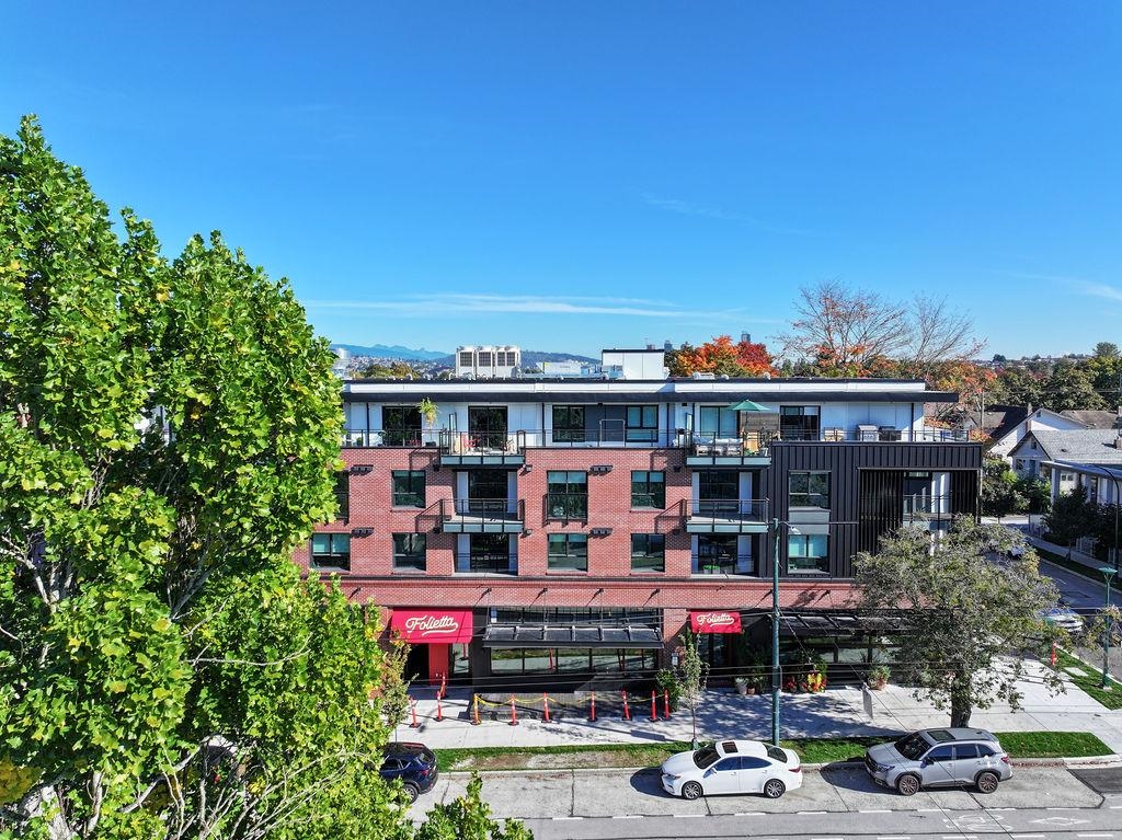 Aerial View of 311 2419 Grant Street, Vancouver, BC