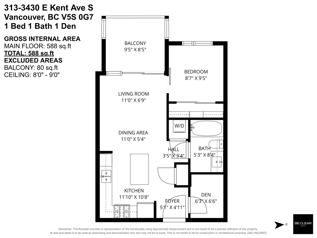 Backyard Photo of 313 3430 E Kent Avenue South Avenue, Vancouver, BC