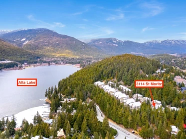 3114 St Moritz Crescent, Whistler, BC, Whistler — Townhouse for sale