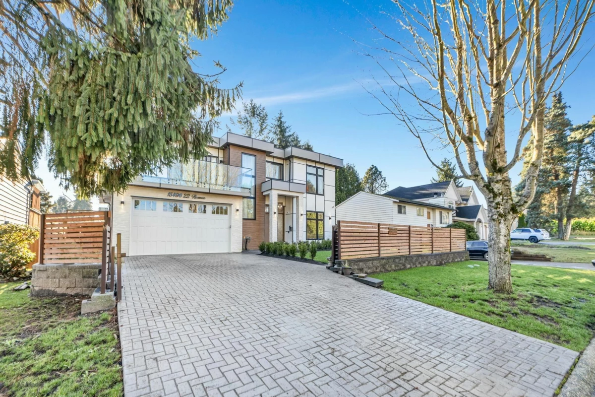 Exterior Rear Photo of 15496 22 Avenue, Surrey, BC
