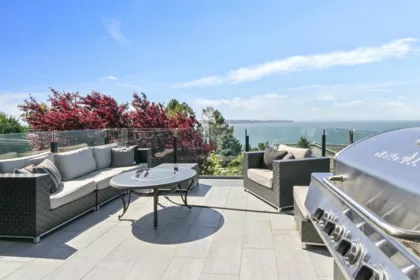 Aerial View of 15095 Royal Avenue, White Rock, BC