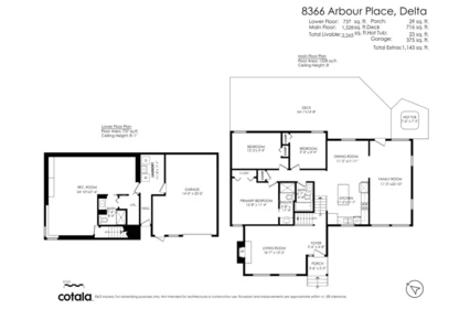 8366 Arbour Place, Delta, BC, Delta — Single Family Residence for sale