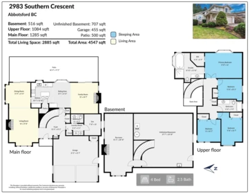 2983 Southern Crescent, Abbotsford, BC, Abbotsford — Single Family Residence for sale
