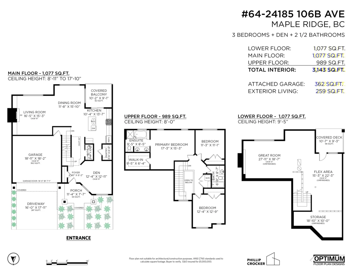 Living Room Photo of 64 24185 106b Avenue, Maple Ridge, BC