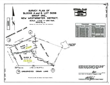 BLK A&B Sechelt Inlet/Halfway Island, Sechelt, BC, Sechelt — Land for sale