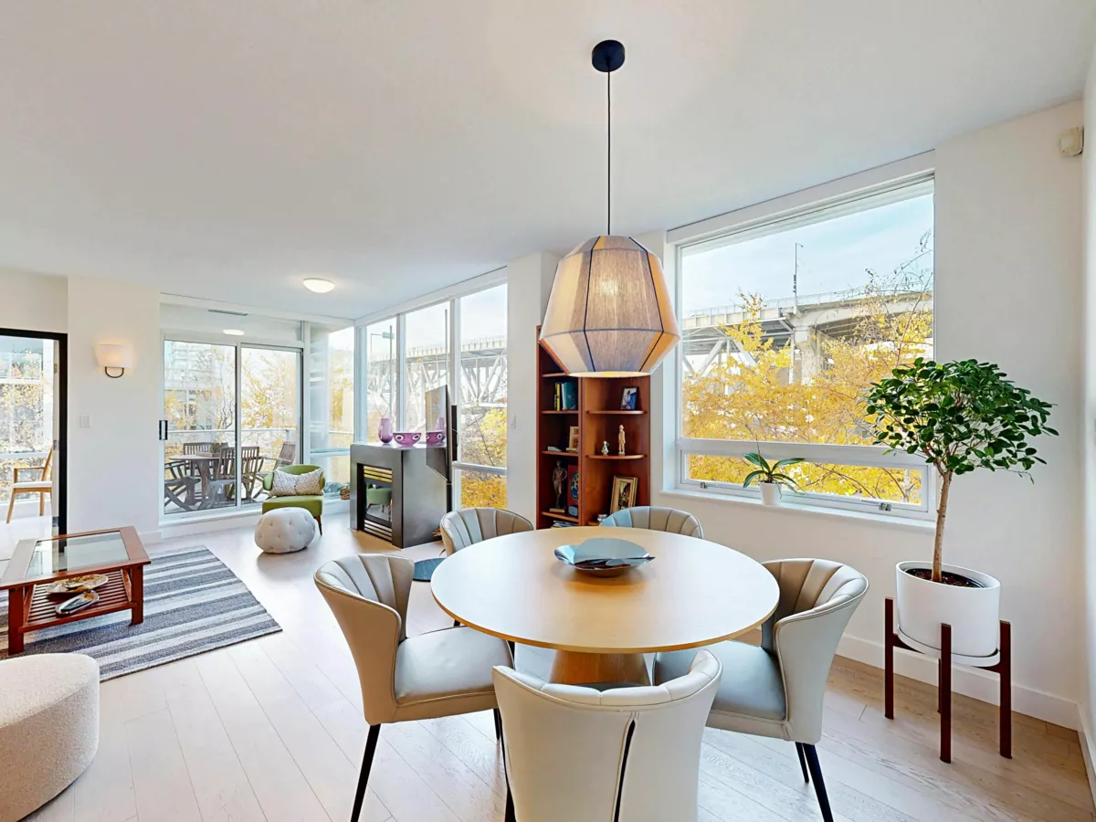 Dining Area Photo of 503 638 Beach Crescent, Vancouver, BC