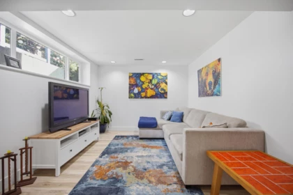 Garage Interior Photo of 4057 Marine Drive, Burnaby, BC