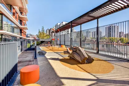 Outdoor Deck Photo of 1606 1482 Robson Street, Vancouver, BC