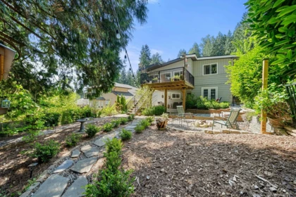 Backyard Photo of 3642 Sykes Road, North Vancouver, BC