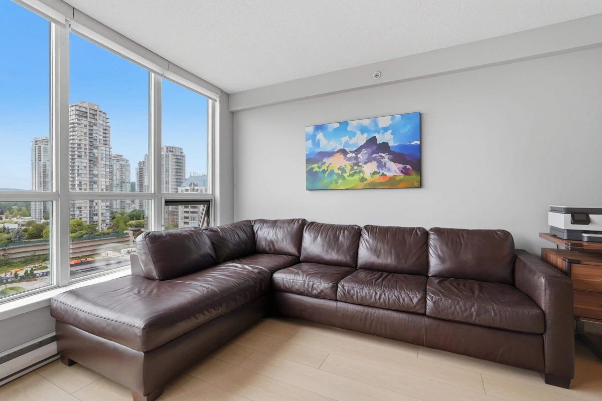 Living Room Photo of 1307 1148 Heffley Crescent, Coquitlam, BC