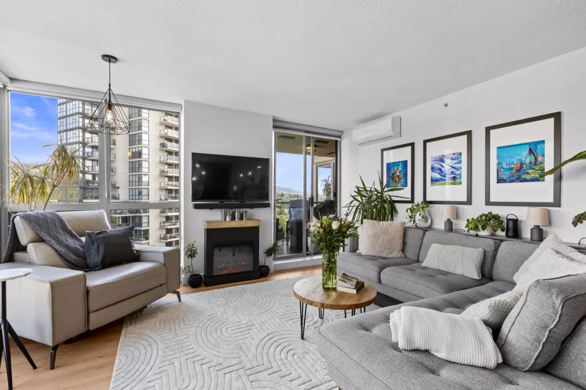 Living Room Photo of 1706 295 Guildford Way, Port Moody, BC