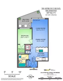 Basement Recreation Room Photo of 510 10788 No. 5 Road, Richmond, BC