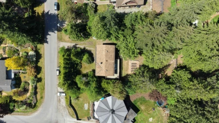 Aerial View of 8044 Dogwood Drive, Halfmoon Bay, BC