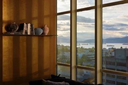 Aerial View of 1201 1633 W 10th Avenue, Vancouver, BC