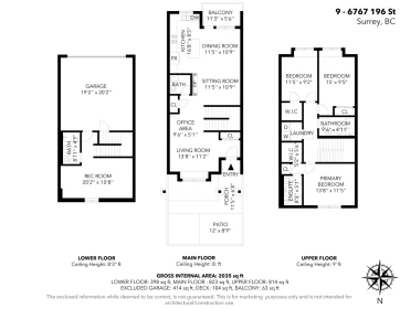 Playground / Recreational Area Near 9 6767 196 Street, Surrey, BC