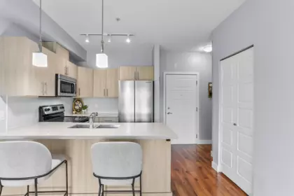 Kitchen Island Photo of 211 12070 227 Street, Maple Ridge, BC