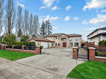 Aerial View of 9531 Bakerview Drive, Richmond, BC