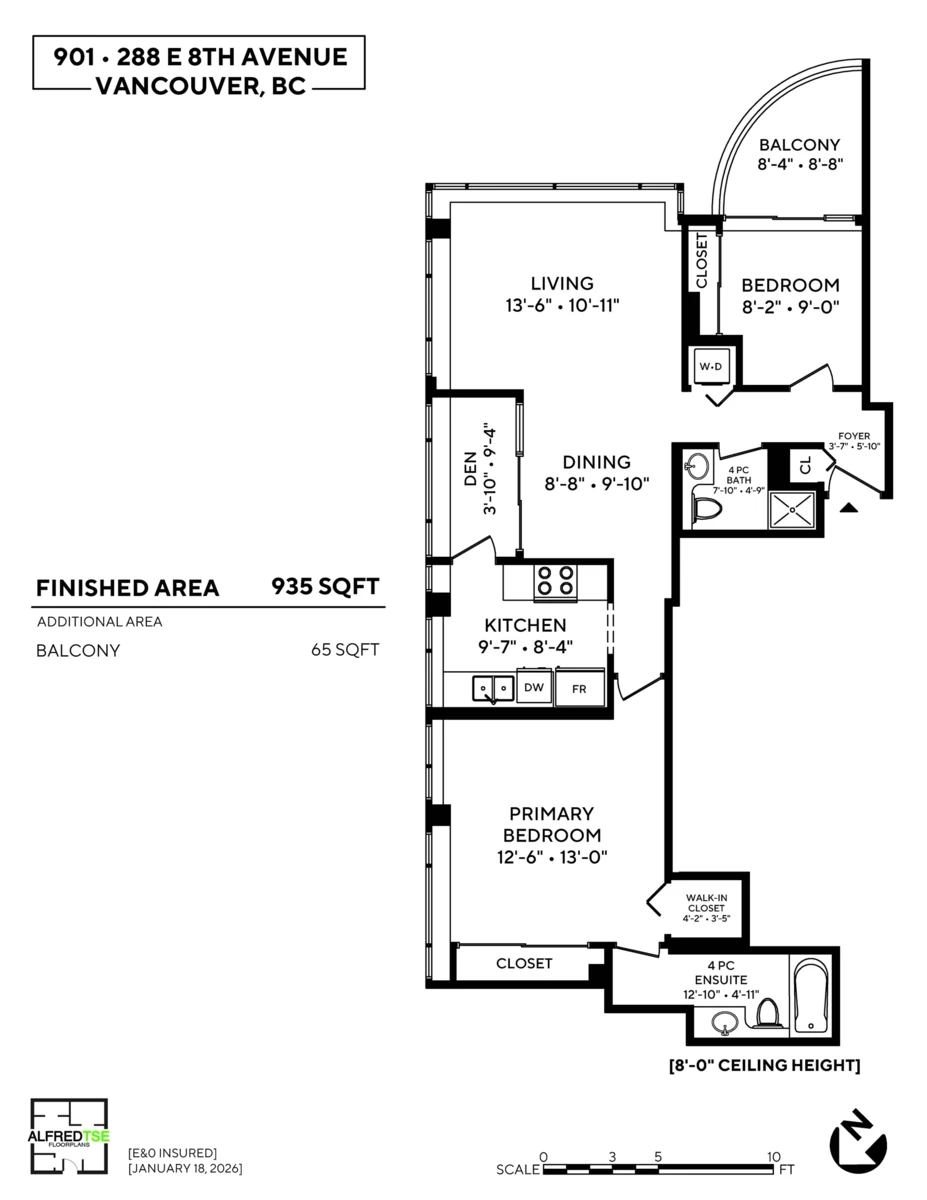 Exterior Rear Photo of 901 288 E 8th Avenue, Vancouver, BC