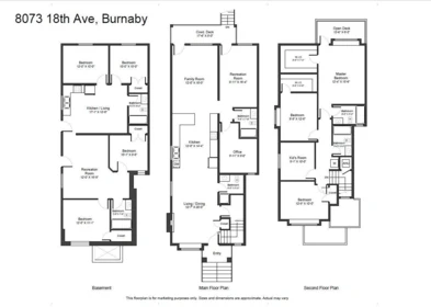 8073 18th Avenue, Burnaby, BC, Burnaby — Half Duplex for sale