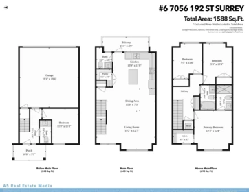 Hallway Photo of 6 7056 192 Street, Surrey, BC