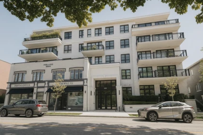 Aerial View of 306 6168 East Boulevard, Vancouver, BC