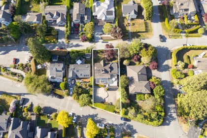 Aerial View of 2308 Inglewood Avenue, West Vancouver, BC