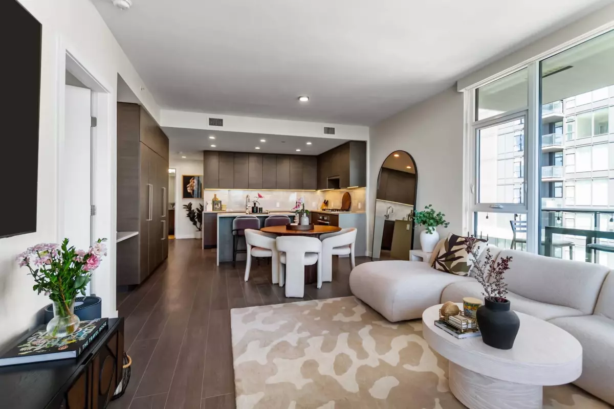 Living Room Photo of 3801 2186 Gilmore Avenue, Burnaby, BC