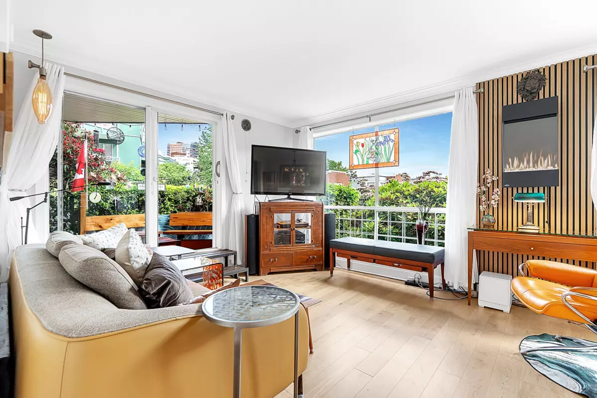 Living Room Photo of 102 1530 Mariner Walk, Vancouver, BC