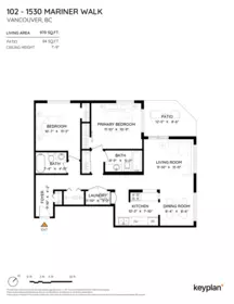 Street View Photo of 102 1530 Mariner Walk, Vancouver, BC