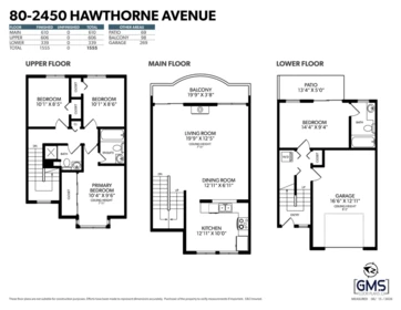80 2450 Hawthorne Avenue, Port Coquitlam, BC, Port Coquitlam — Townhouse for sale