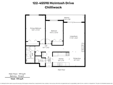 Kitchen Photo of 122 45598 Mcintosh Drive, Chilliwack, BC