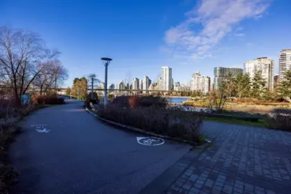 Outdoor Deck Photo of 208 1616 Columbia Street, Vancouver, BC