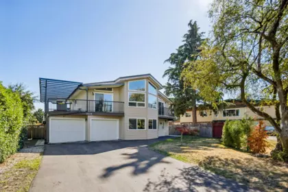 Aerial View of 5668 Dove Place, Delta, BC