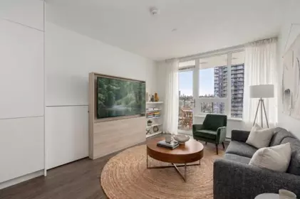 Living Room Photo of 1803 988 Quayside Drive, New Westminster, BC