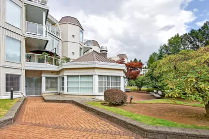Aerial View of 105 1219 Johnson Street, Coquitlam, BC
