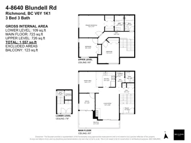 4 8640 Blundell Road, Richmond, BC, Richmond — Townhouse for sale