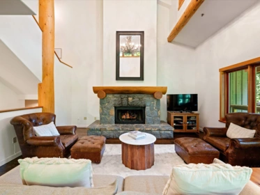 Living Room Photo of 6 2240 Nordic Drive, Whistler, BC