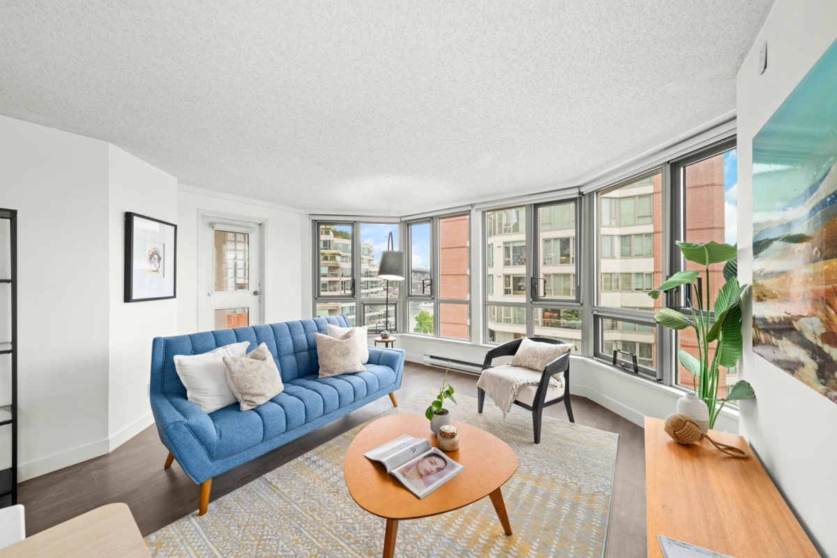 Exterior Rear Photo of 603 1625 Hornby Street, Vancouver, BC