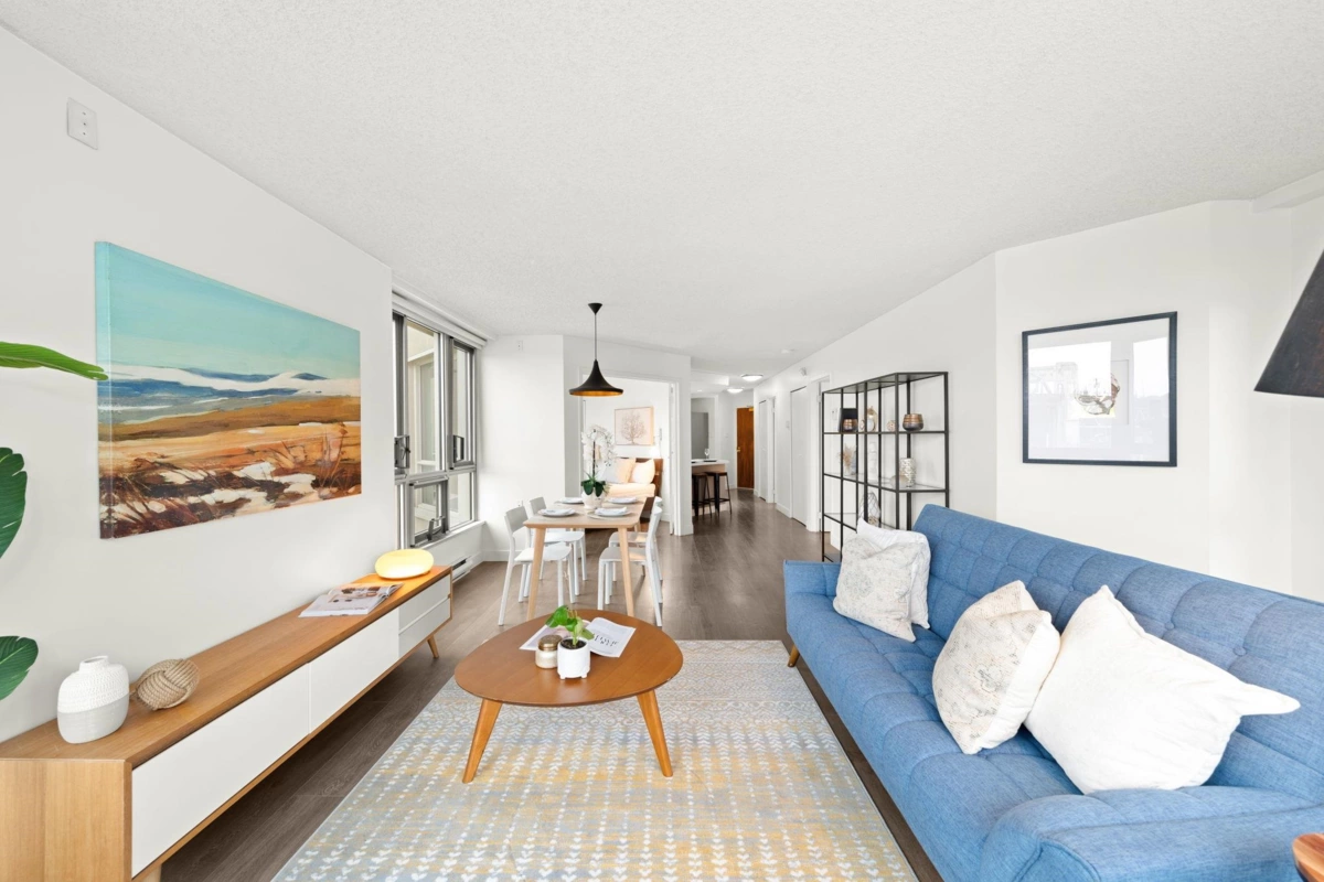 Family Room Photo of 603 1625 Hornby Street, Vancouver, BC