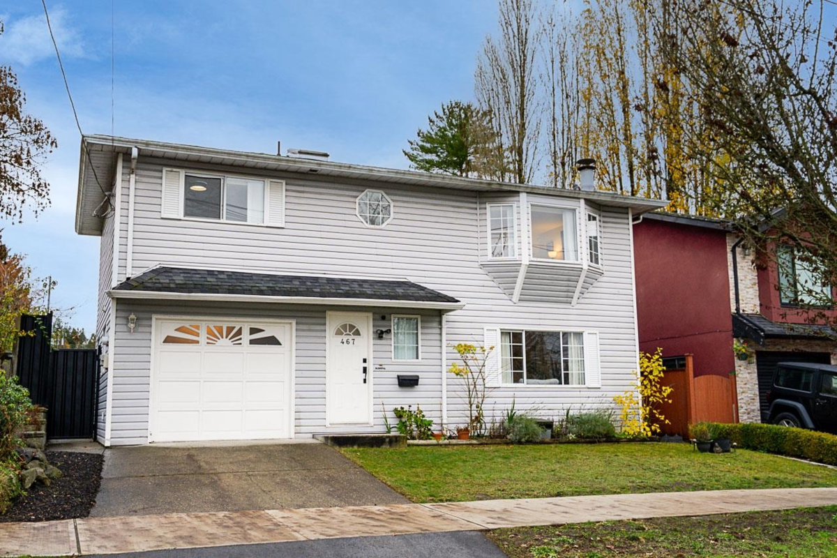 Exterior Front Photo of 467 Fader Street, New Westminster, BC