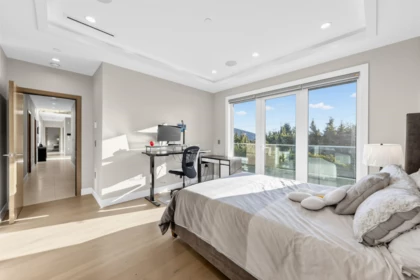 Aerial View of 515 Ballantree Road, West Vancouver, BC